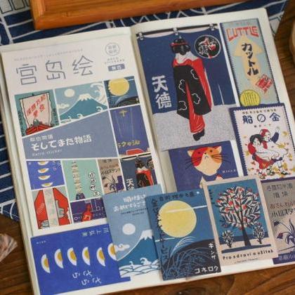 Japanese Ukiyo-e Stickers Pack | Little Sticker |..
