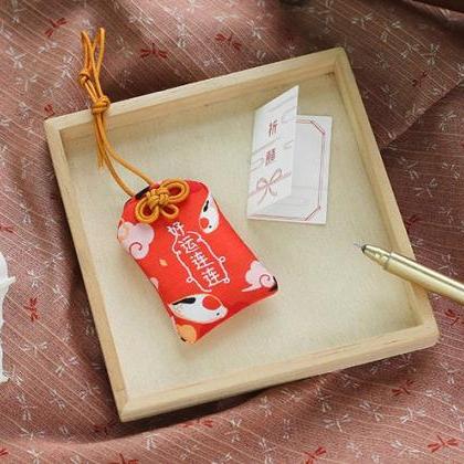Japanese Style Blessing Bag | Hand Drawing Pattern..