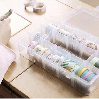 Washi Tape Storage Box | Masking Tapes Divider |..