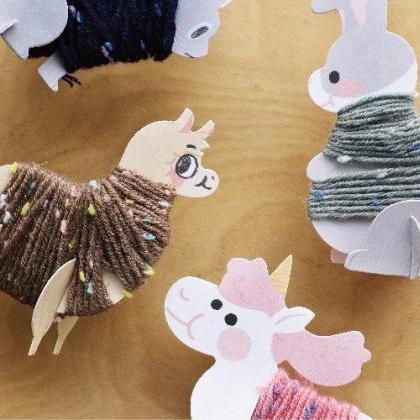 Animals Shaped Cards | Unicorn Card..