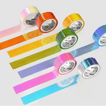 Hologram Masking Tape Set | Rainbow..