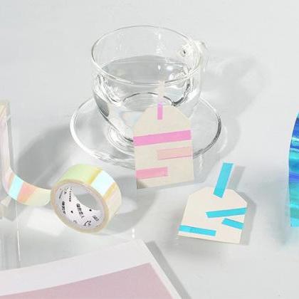 Hologram Masking Tape Set | Rainbow..
