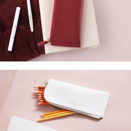 Single Pocket Pencil Case - 6 Color..