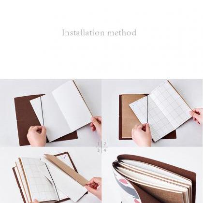 Traveler Plain Notebook (lined/check/blank/weekly)..