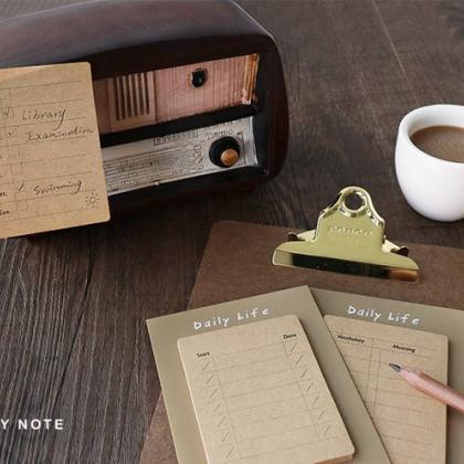 To-do List Sticky Notes Set | Time Table Memo Note..