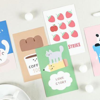 Cute Cartoon Postcard Collection (18pc) | Colorful..