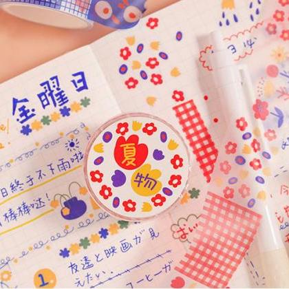 Lisa's Floral Skirt Washi Tape Coll..