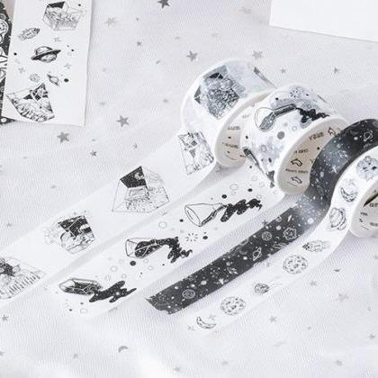 Black & White Masking Tape Set | Art..