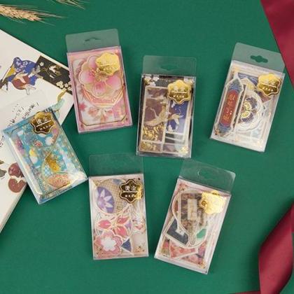 Japan Bronzing Washi Stickers Pack | Sakura..