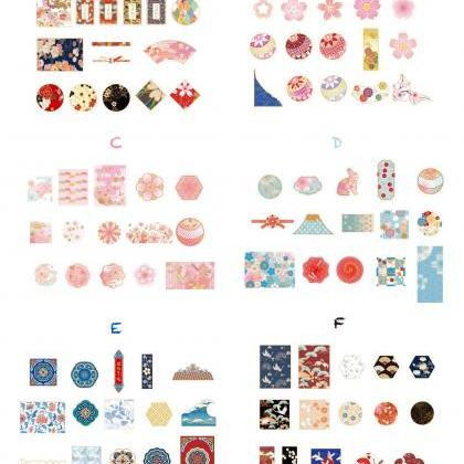 Japan Bronzing Washi Stickers Pack | Sakura..