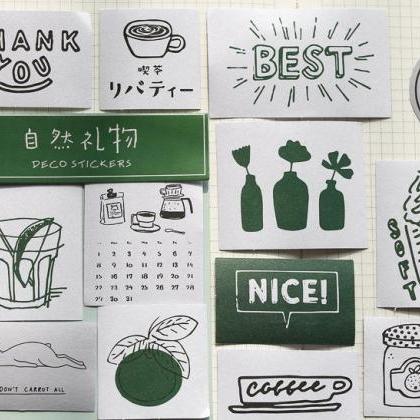 Island Garden Stickers Pack | Little Sticker |..