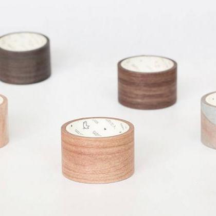 Wood Pattern Washi Tapes Set Xl 30mm | Wood..