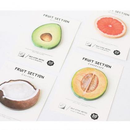 Realistic Fruit Sticky Notes | Frui..