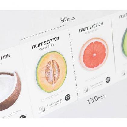 Realistic Fruit Sticky Notes | Frui..