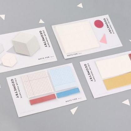 Geometry Sticky Notes Collection | Geometric Shape..