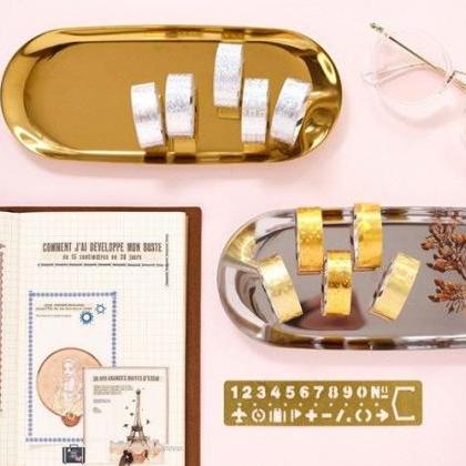 Shiny Washi Tapes Pack Of 5 | Masking Washi Tape..