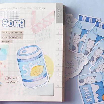 Blue Series Drinks Shaped Sticky Notes | Japan..