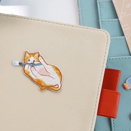 Cute Cat Embroidery Cloth Stickers ..
