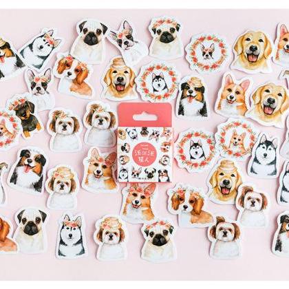 Cute Dog Sticker | Dog Emoji Stickers | Pet..