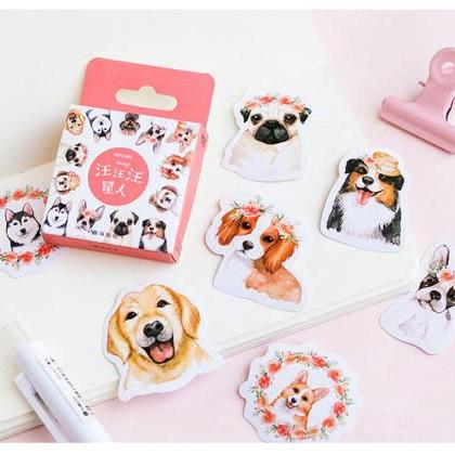 Cute Dog Sticker | Dog Emoji Stickers | Pet..