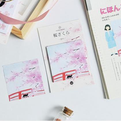 Sakura Sticky Notes Memo | Fuji Mou..