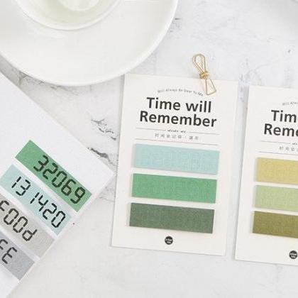 Numbers Label Tag Collection | Time Memo Tag |..
