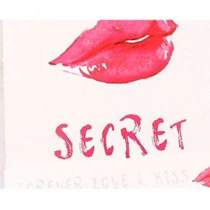 Red Lipstick Notebook Collection | Water Color Lip..