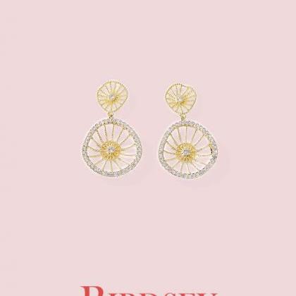 Gold Lemon Earrings | Handmade Earrings | Simple..