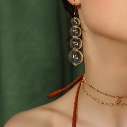 Glass Bubbles Earrings | Handmade Earrings |..