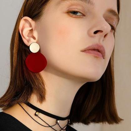 Rose Gold Petal Stud Earrings | Abstract Art..