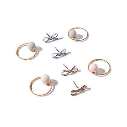 Minimal Ribbon Earrings | Handmade ..
