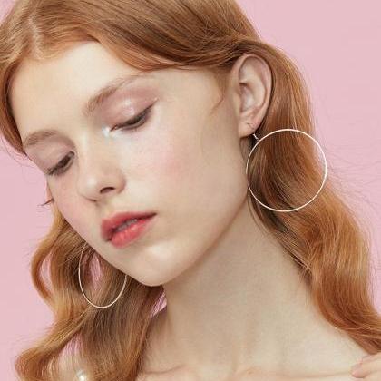 Gold Hoop Earrings | Circle Earrings | Basic Hoop..