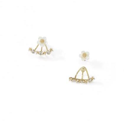Daisy Earrings | Handmade Earrings | White Flower..