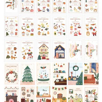Christmas Best Wish Postcards Colle..