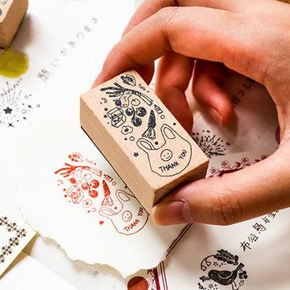 Forest Story Stamp Collection | Childhood Animal..