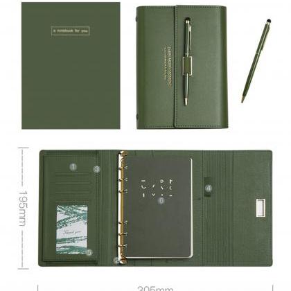Personalized Leather Notebook (7 Colors) |..