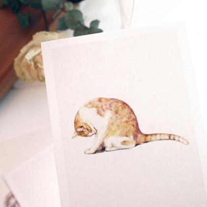 Living Like a Cat Postcards Collect..