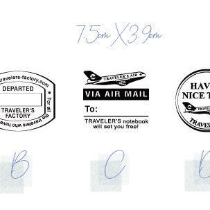Traveler Postmark Brass Stamp Set |..