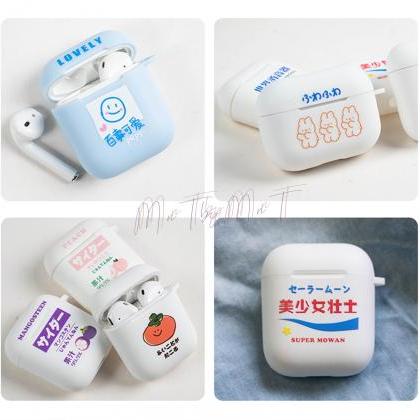 Original Cute Japanese Style Silicone Airpods..