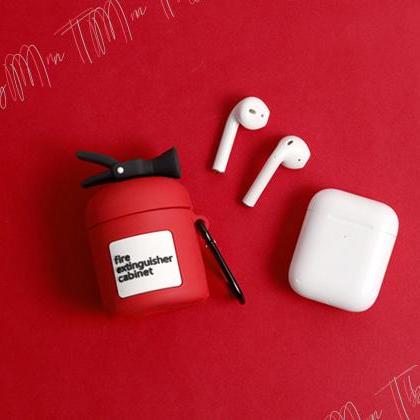 Cartoon Fire Extinguisher Cabinet Apple Airpods..