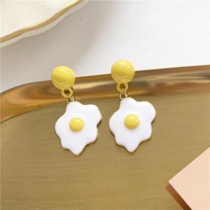 Sunny-side Up Egg Earrings | Egg Earrings | Fried..