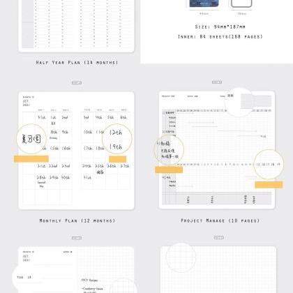 2022 Slim Hard Cover Planner - Week..