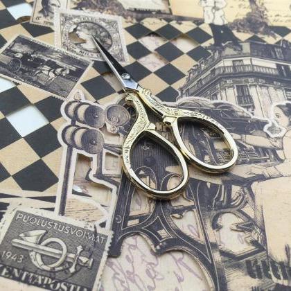 Victorian Style Gold Scissors | Vic..