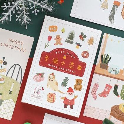Christmas Best Wish Postcards Colle..