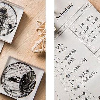 Twelve Starry Night Acrylic Stamp Set | Universe..