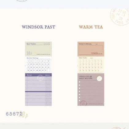 One Day Timeline Memo Pad Collection | Today..