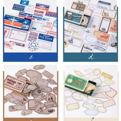 Vintage Labels Sticker Box | Airmail Little..