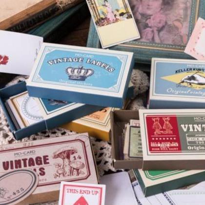 Vintage Labels Sticker Box | Airmail Little..