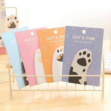 Cats Paw Message Posted Notes Colle..