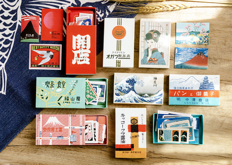 Retro Japan Stickers Box | Fuji Little Sticker | Ukiyo-esticker Stamp | Writable Sticker Set | Planner Sticker Sheet | Label Laptop Sticker